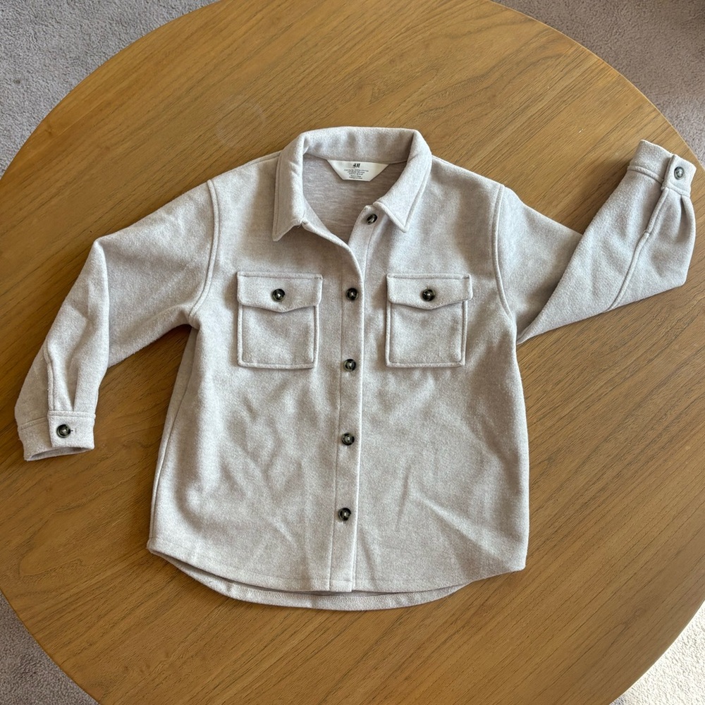 H&M Kids Beige Button-Down Shirt